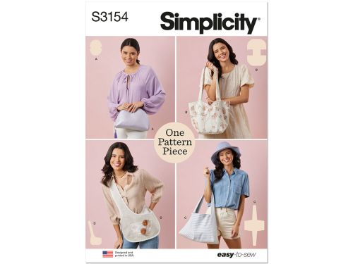 Great value Simplicity Pattern S3154 UNDEFINED ACCESSORIES- Size OS (ONE SIZE) available to order online Australia
