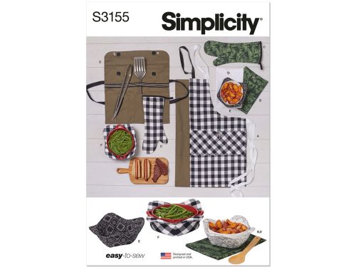 Great value Simplicity Pattern S3155 UNDEFINED ACCESSORIES- Size OS (ONE SIZE) available to order online Australia