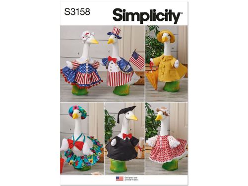 Great value Simplicity Pattern S3158 UNDEFINED OTHER CRAFT- Size OS (ONE SIZE) available to order online Australia