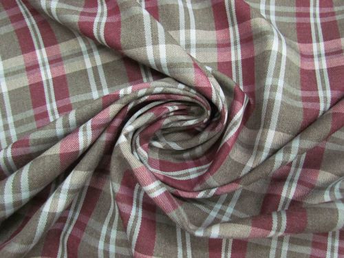 Great value Monday Plaid Viscose Blend Twill Suiting #13824 available to order online Australia