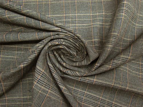 Great value Earl Grey Glen Check Bengaline Suiting #13825 available to order online Australia