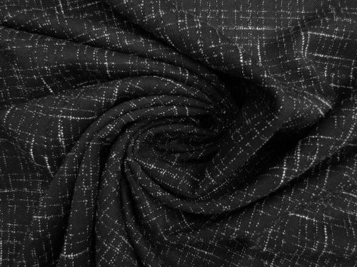 Great value Manhattan Tweed Look Twill Suiting- Black #13830 available to order online Australia
