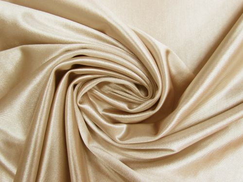 Great value Satin Spandex- Champagne Bubble Beige #13854 available to order online Australia
