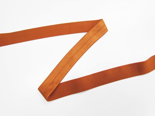 Great value 25mm Shiny Fold Over Elastic- Copper #T976 available to order online Australia