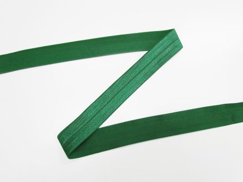 Great value 25mm Shiny Fold Over Elastic- Forest Green #T981 available to order online Australia