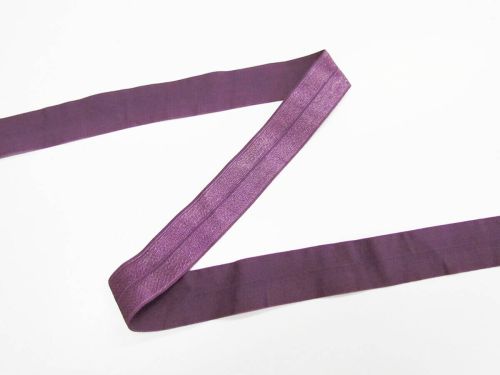Great value 25mm Shiny Fold Over Elastic- Amethyst #T985 available to order online Australia