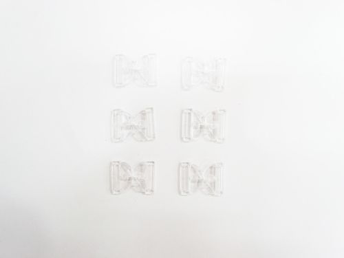 Great value 15mm Clear Plastic Fashion & Swim Clips RW016- 6pk available to order online Australia