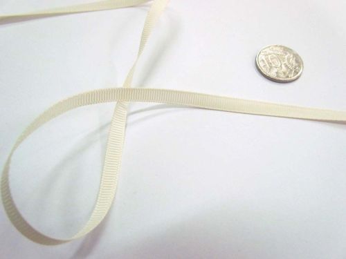 Great value Grosgrain Ribbon 6mm- Antique White available to order online Australia