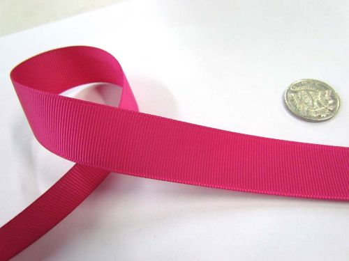 Great value Grosgrain Ribbon 22mm- Azalea available to order online Australia