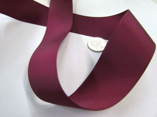 Great value Grosgrain Ribbon 38mm- Burgundy available to order online Australia