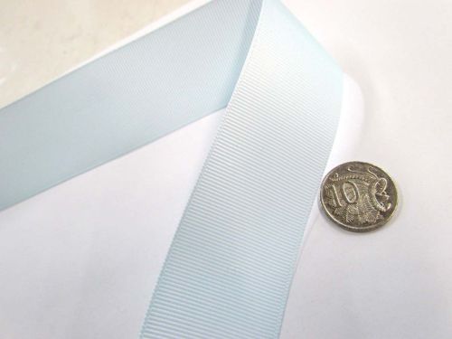 Great value Grosgrain Ribbon 38mm- Light Blue available to order online Australia