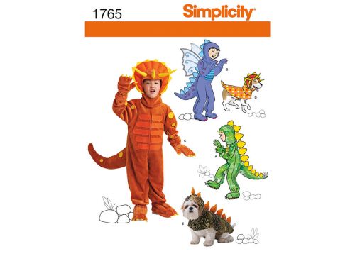 Great value Simplicity Pattern S1765 Child's and Dog Costumes- Size A (3-4-5-6-7-8) available to order online Australia