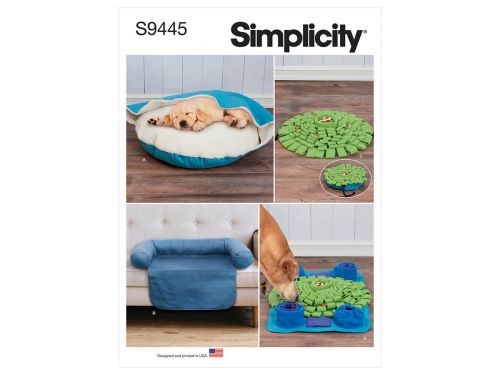Great value Simplicity Pattern S9445 PET BED, CHAIR COVR, MAT- Size OS (ONE SIZE) available to order online Australia