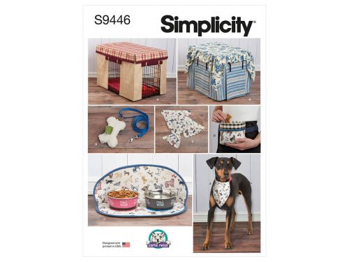 Great value Simplicity Pattern S9446 PET CRATE COVER & ACCESS- Size OS (ONE SIZE) available to order online Australia