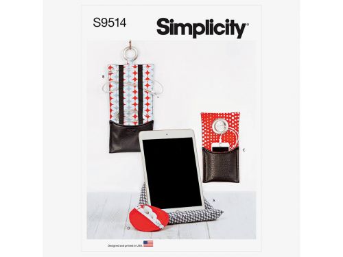 Great value Simplicity Pattern S9514 Tech Accessories- Size OS (One Size Only) available to order online Australia