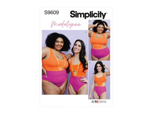 Great value Simplicity Pattern S9609 MISSES & WOMEN SWIMSUITS- Size A (All Sizes in One Envelope) available to order online Australia