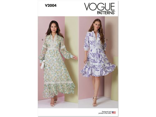 Great value Vogue Pattern V2004 MISSES' DRESS IN TWO LENGTHS- Size Y5 (18-20-22-24-26) available to order online Australia