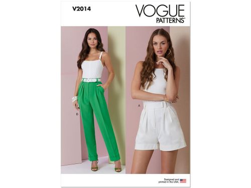 Great value Vogue Pattern V2014 MISSES' SHORTS AND PANTS- Size Y5 (18-20-22-24-26) available to order online Australia