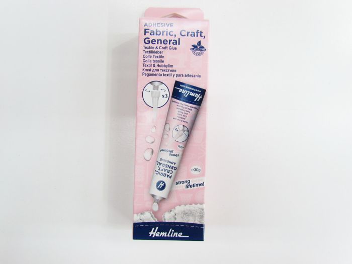 Hemline: Fabric, Craft and General Purpose Glue - 30g Hemline: Fabric, Craft and General Purpose Glue - 30g