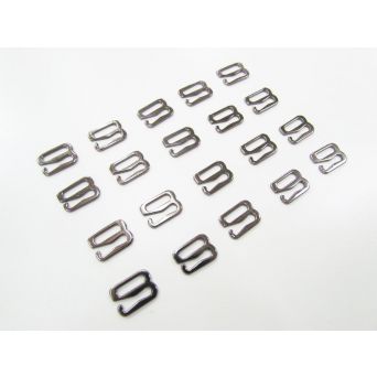 30 Set Bra Sliders and Rings - Metal Lingerie Hardware Sewing Clips Clasp  Hooks ZQMALL for Bra Strap Sewing Accessories (12mm) Q740