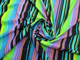 All Of The Lights Stripe Spandex #3060 | 100m+ Available Fabric Online