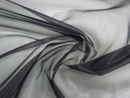 Rigid Nylon Tricot- black #1225 | Deadstock Fabrics Fabric Online