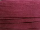 20m Roll of 25mm Thick Rib Trim- Burgundy #3507