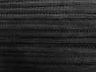 50m Roll of 8mm Scallop Lingerie Elastic- Deep Black #T278