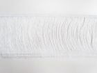 18m Roll of 10cm Fringe- White #446