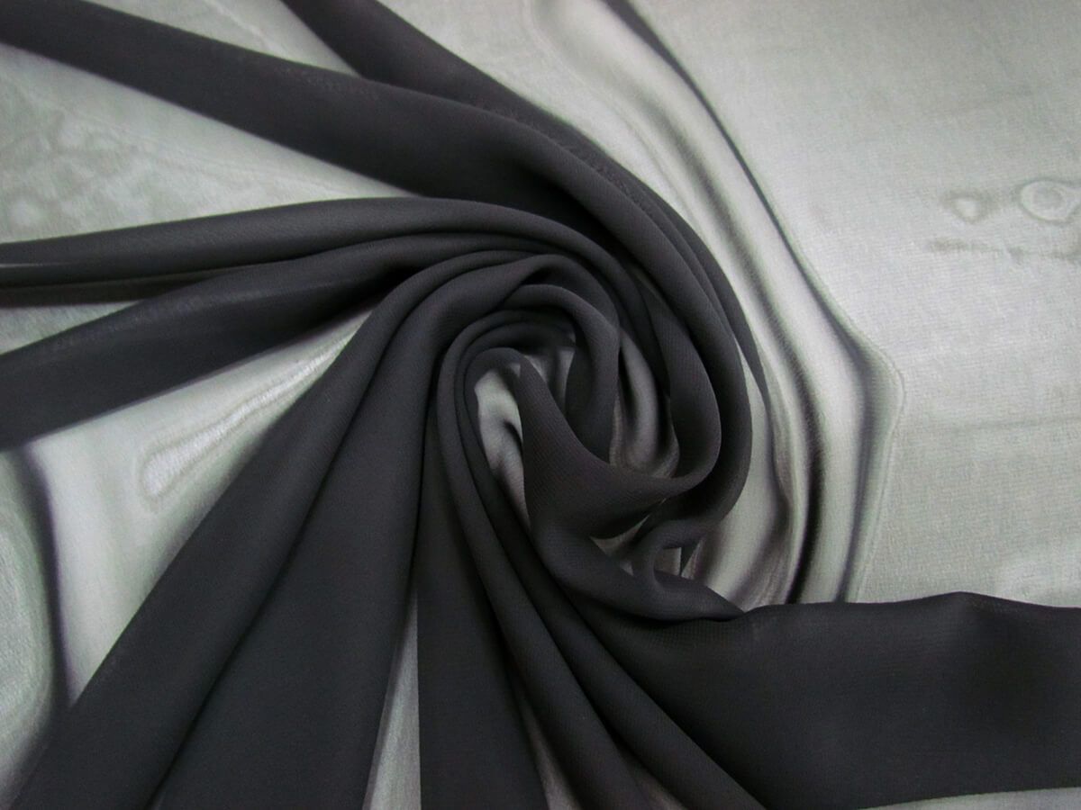 Chiffon fabric black discount