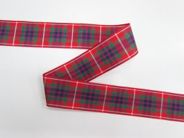 40mm Tartan Ribbon- Frazer | Buy Fabrics & Trims Online