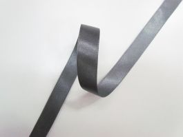Double Sided Satin Ribbon- 10mm- 669 SMOKE GREY | Buy Beresfords ...