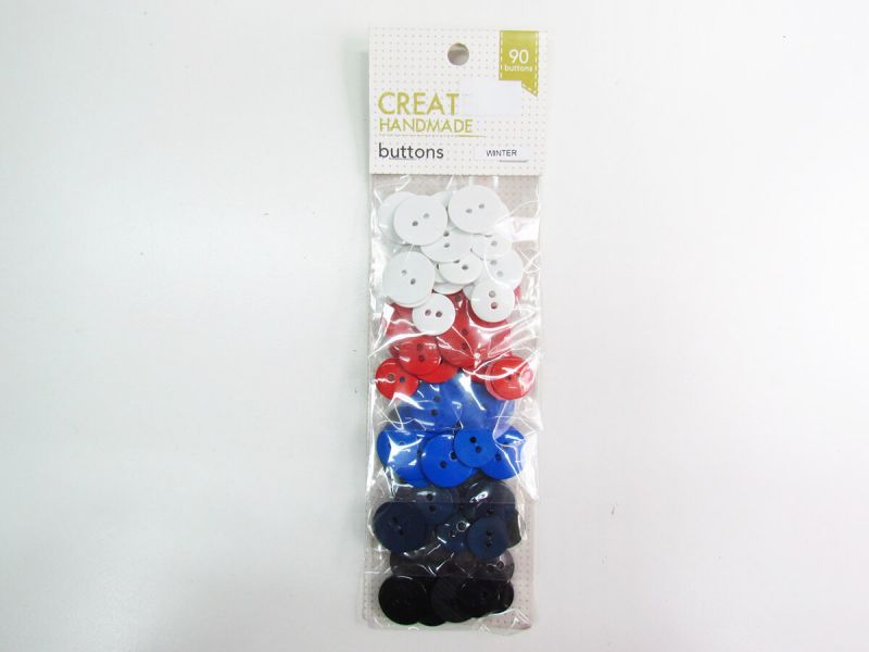 Assorted Button Pack- Winter | All buttons Fabric Online