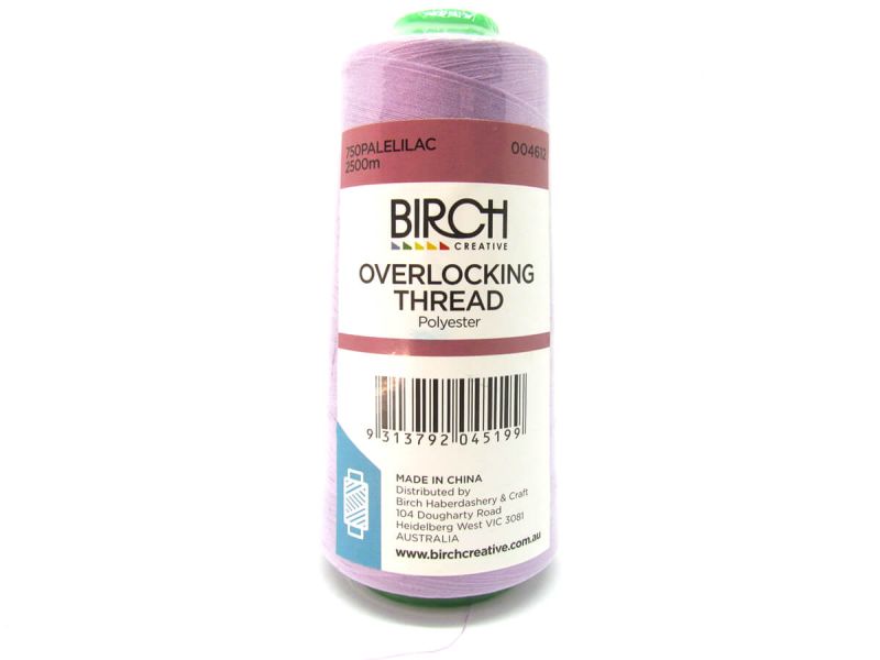 Cotton Overlocking Thread 2500m Overlocking Thread- 750 Pale Lilac | Overlocking Thread Fabric Online