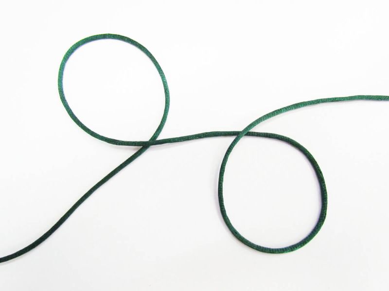Rat Ribbon 3mm Rat Tail Cord- Forest 009 | Rat Tail Ribbon Fabric Online