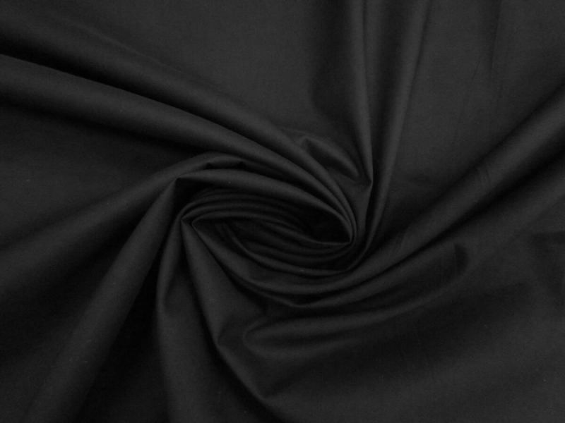 Cotton Shirting- Bondi Black #13808 | 100m+ Available Fabric Online