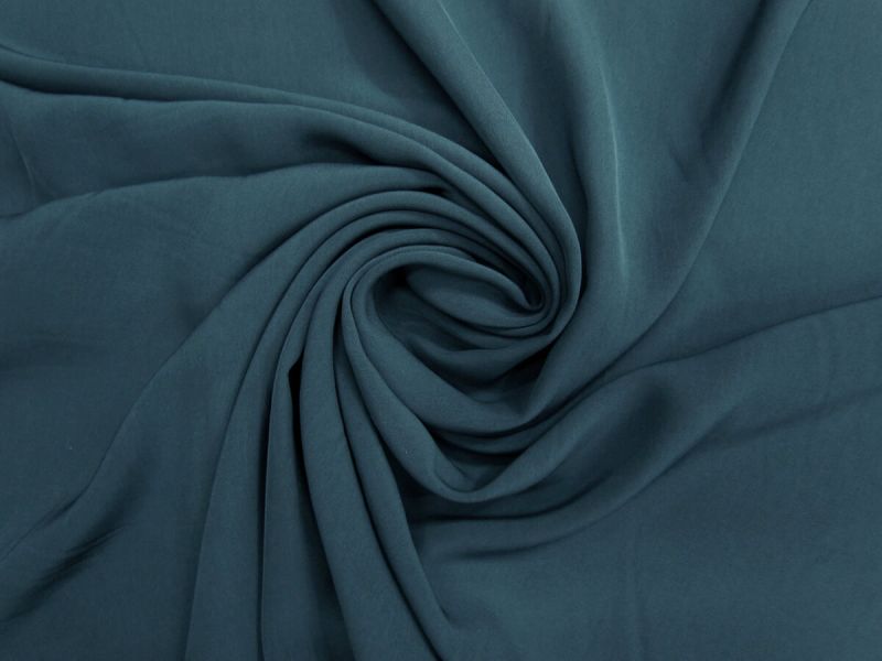 Viscose Faille- Aegean Blue #14711 | 20m+ Available Fabric Online