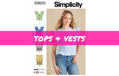 Tops and Vests Sewing Patterns